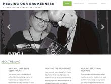 Tablet Screenshot of healingourbrokenness.com